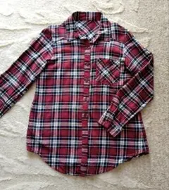 イング　INGNI　チェックのネルシャツ　長袖ブラウス