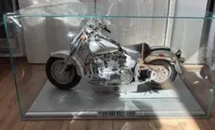 [綺麗]ハーレーダビットソンFLSTF FAT BOY1990 1/4　ケース付のサムネイル