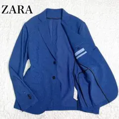 洗える【未使用級】ZARA ザラ アンコンジャケット シワ加工 出張 旅行 M