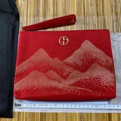 GIORGIO ARMANI beauty ポーチ レッドのサムネイル