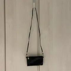 新品未使用　ブラック クロコダイル風 サコッシュ