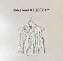Hampstead LIBERTY フレンチスリーブ　ブラウス　日本製　リバティのサムネイル