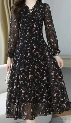 花柄ワンピース 春ワンピ