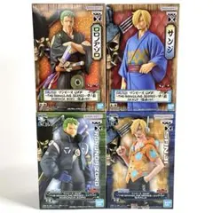 新品未開封！ ワンピース ゾロ サンジフィギュア 4体セット