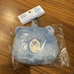 Care Bears ケアベア カラビナ付きぬいぐるみ ファスナーポーチ ブルー