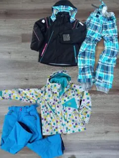 子供用スキーウェア DESCENTE上下150 swivel 上150下140