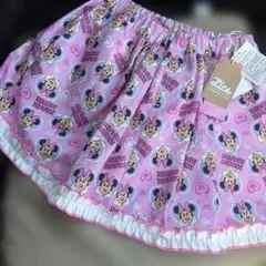 新品未使用　ミニーマウス　スカート パンツ付き　120 スカパン