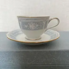新品未使用　ノリタケ レースウッドゴールド ティーカップセット2客