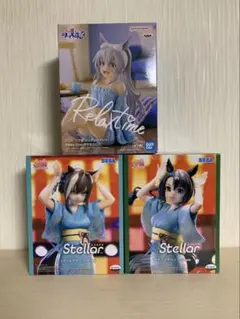 新品・未開封・箱あり】 ウマ娘 ホロライブ フィギュア 3種セット