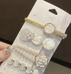 ヘアクリップ 4点セット