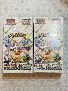 ポケモンカード テラスタルフェス ex シュリンク無し ペリペリあり2BOX