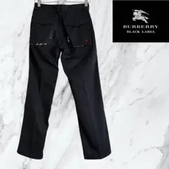 美品✨BURBERRY BLACK LABEL パンツ ブラック ノバチェックのサムネイル