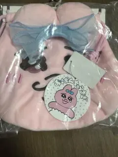 しまむら　おぱんちゅうさぎ　巾着　ポーチ　エンジェル