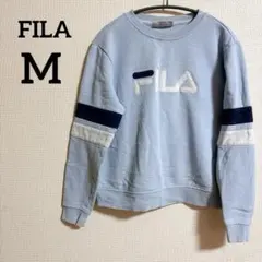 ✨FILA 【M】水色 トレーナー 海外古着