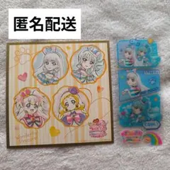 【匿名配送】キミとアイドルプリキュア 映画 特典 色紙風カード クリアカード