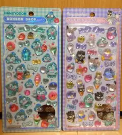 ♡新品♡ボンボンドロップシール　ハンギョドン&はぴだんぶい　サンリオ