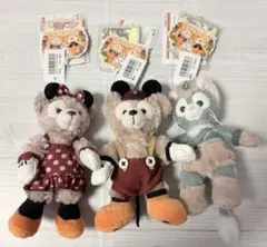 【値札タグつき】ダッフィー&フレンズ　ぬいぐるみバッジ　ハロウィン