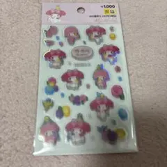 マイメロ　ホログラムステッカーセット