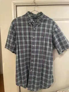 【Ralph Lauren】半袖チェックシャツ XLサイズ