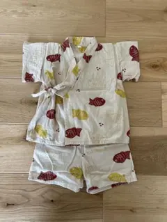 アカチャンホンポ　ベビー甚平　80 たい焼き柄