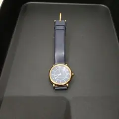 MARC JACOBS ネイビー レザー 腕時計
