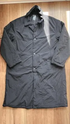無印良品 洗える 撥水中綿ステンカラーコート Lサイズ黒