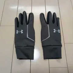 【美品】アンダーアーマー インフラレッドライナーグローブ SM チャコール