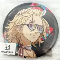 東京リベンジャーズ　プリンセスカフェ　サングラス&スーツ　缶バッジ　佐野万次郎 東京リベンジャーズ プリンセスカフェ サングラス&スーツ 缶バッジ