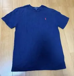 ネイビー ポロスタイル Tシャツ