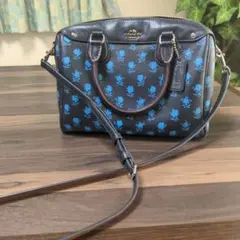 COACH 花柄ショルダーバッグ
