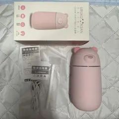 URUKUMASAN USBポート付クマ型ミニ加湿器 ピンクのサムネイル