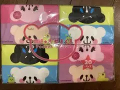 値下げ　開運 おやまくま ポケットティッシュ 20パック
