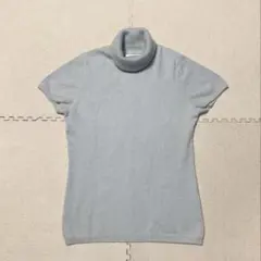 UNIQLO ユニクロ カシミヤ100% サイズL 半袖タートルネックニット