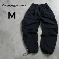 【即日発送】ユニセックス カーゴパンツ M ブラック ストリート 古着