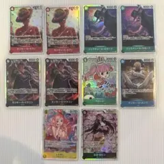 ワンピースカード　師弟の絆　SR10枚セット モンキー・D・ルフィ他