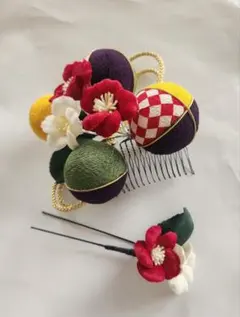 成人式　和風髪飾り