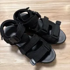 ZARA エアソールスポーツストラップサンダル ブラック 美品のサムネイル