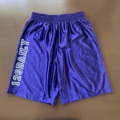 wundou バスケットボールパンツ Mサイズ パープルのサムネイル