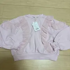 アプレレクール　ピンクフリル　スウェット
