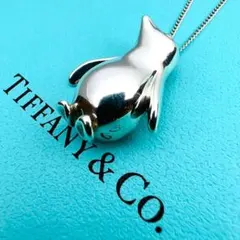 【極美品】TIFFANY ネックレス ペンギン シルバー 極細チェーン 925