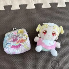ハグっとプリキュア　小銭入れ　ぬいぐるみ