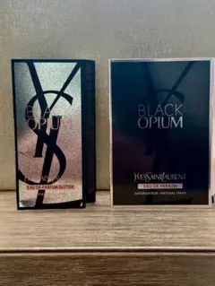 イヴサンローランブラックオピウムグリッターブラック OPオーデパルファム2セット