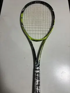 テニスラケット ブラック/グリーン