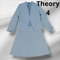 【極美品】セオリー　theory Tailor Lanai スーツ　ノーカラー