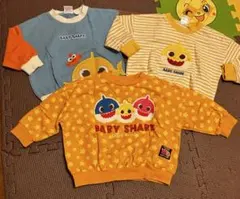 3点セット！ベイビーシャーク　トレーナー　90サイズ　しまむら