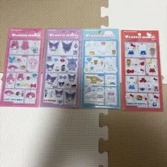 【正規品】サンリオ プラスチックモデル風シール 4枚セット