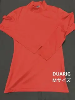 美品　DUARIG ハイネックアンダーシャツ Mサイズ レッド