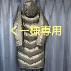 美品　adidas ベンチコート ロングダウン Lサイズ 黒　ロゴ刺繍