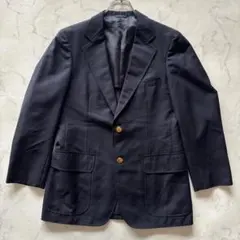 23区 HOMME 紺ブレザー 銀ボタン テーラードジャケット ネイビー 