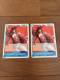 【即日発送】 ワンピースカード ジュラキュール・ミホーク P P-052